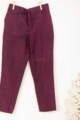 Image for Kusvaa Ws207p Cotton Silk Pants With Pocket Wine Front