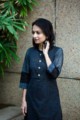 Image for Kusvaa Ws334 Black Striped South Cotton Kurta Side Close