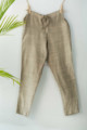 Image for Ws207p Cotton Silk Pants Pocket Elasticated Waist Blush Red Grey Featured