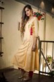 Image for Kusvaa Ws349 Beige Cotton Silk Kurta Side
