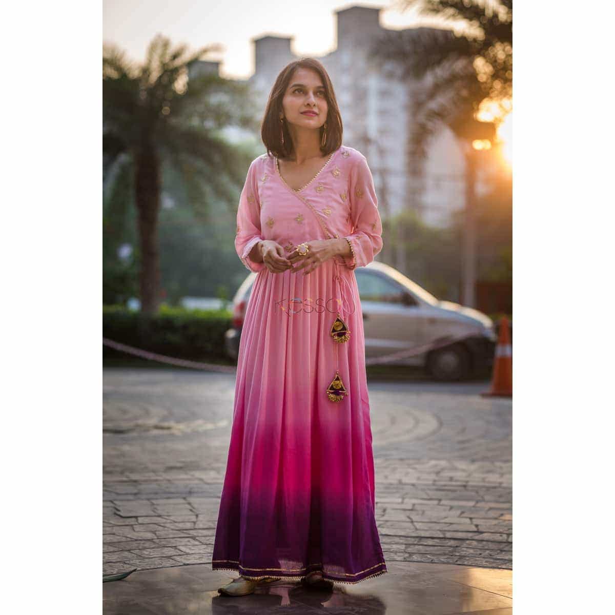 Image for Kusvaa Ws352 Ombre Cotton Silk Dress Featured
