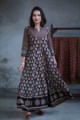 Image for Kusvaa Ws363 Black Ajrakh Kalidaar Dress Featured