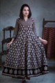 Image for Kusvaa Ws363 Black Ajrakh Kalidaar Dress Ghumar