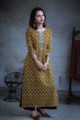 Image for Kusvaa Ws372 Small Butti Mustard Regular Wear Kurta Featured