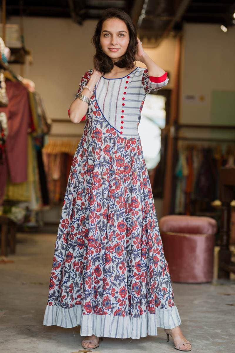 Image for Perky Blue Jaal Frill Dress Side
