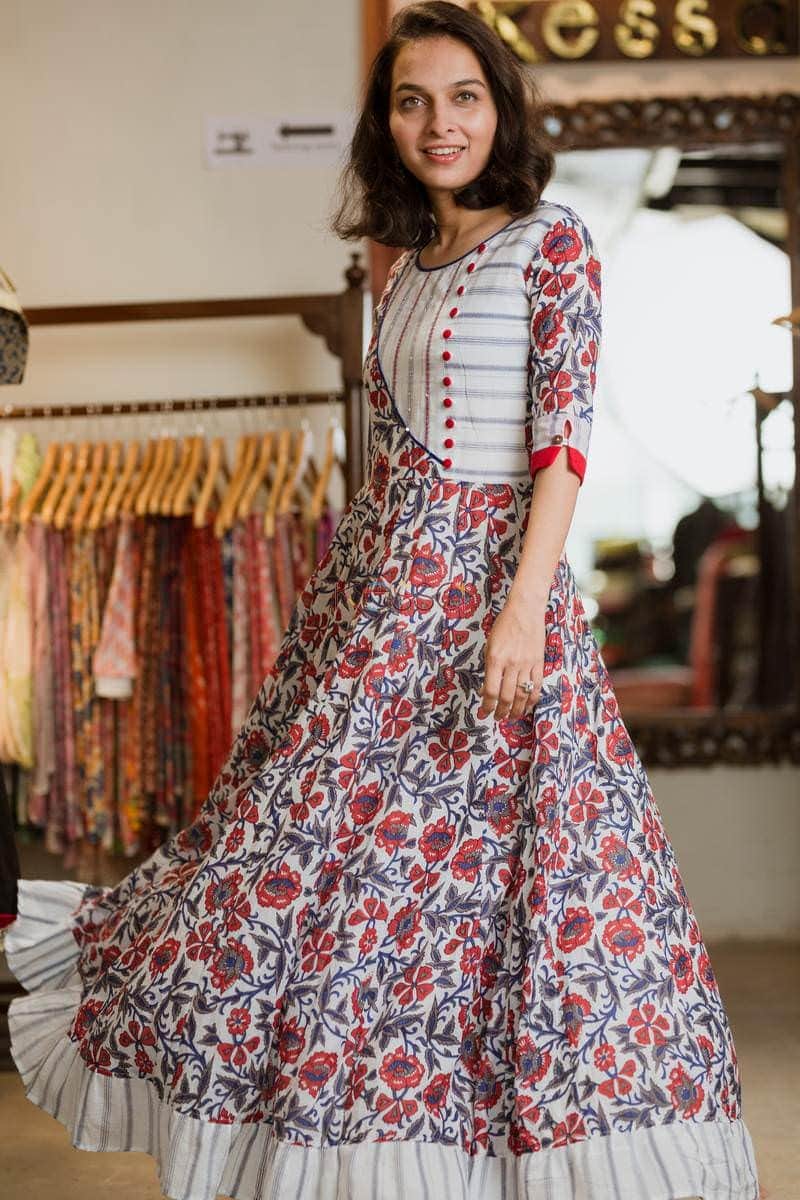 Image for Perky Blue Jaal Frill Dress Featurred