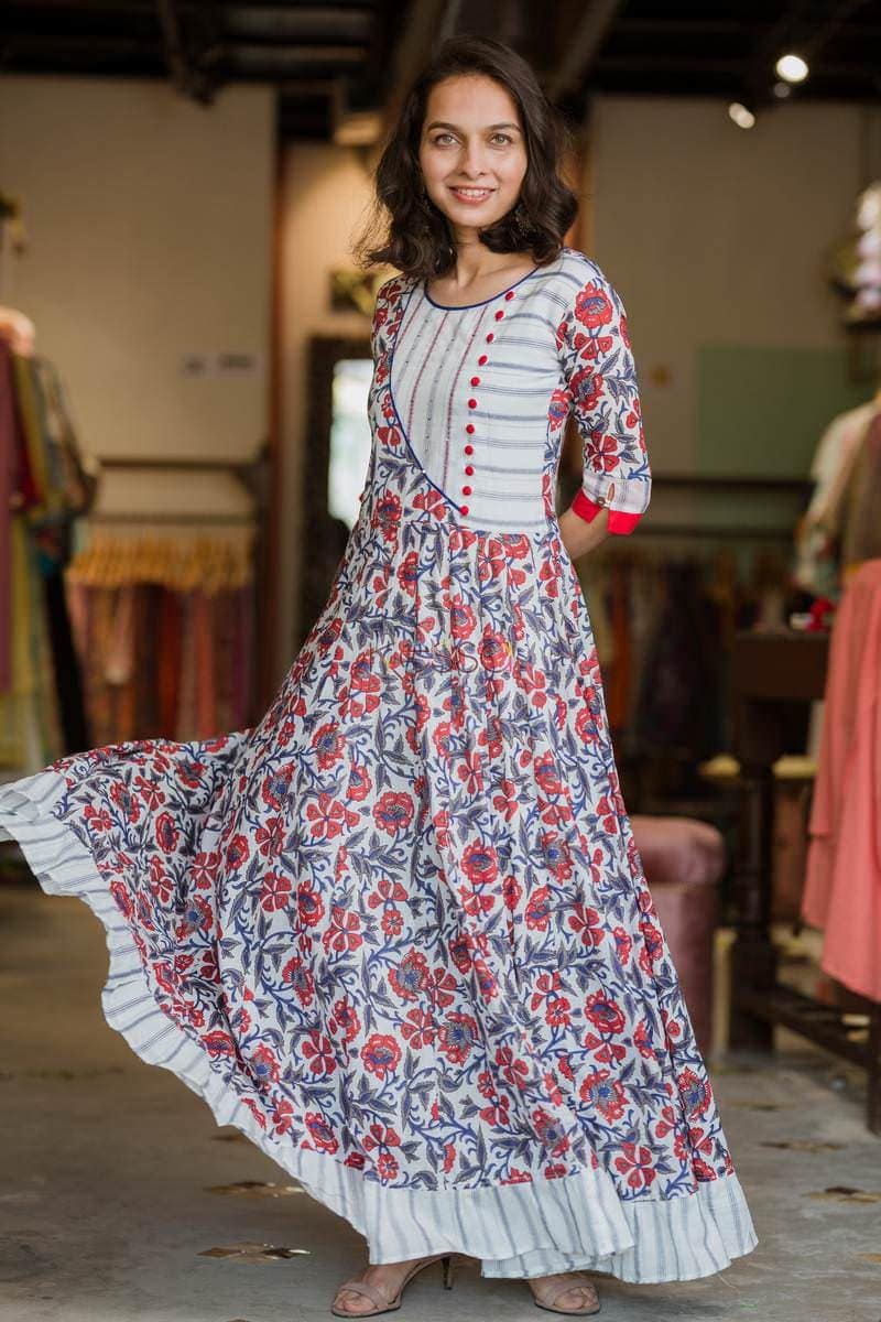 Image for Perky Blue Jaal Frill Dress Front
