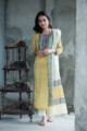 Image for Yellow Choti Booti Kurta With Chanderi Dupatta Straight