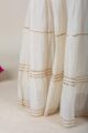 Image for Kusvaa Rp15skirt Free Size Cream Tiered Gotta Skirt Sitting New