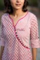 Image for Block Print Pink Kurta Details