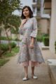 Image for Pink Teal Blue Culotte Set Palazzo