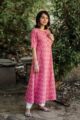 Image for Pink Punch Ikat Print Kurta Side2