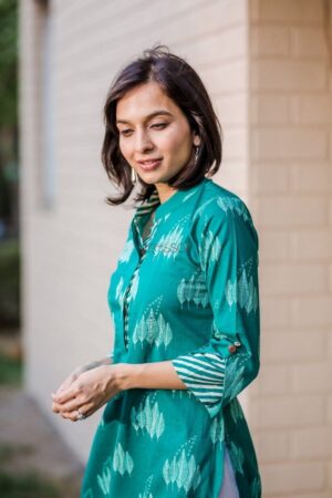 Image for Rama Green Kurta Main