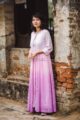 Image for Ombre Pink Purple Dress Left Side
