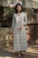 Image for Grey Cream Kurta Pant Set Front 2