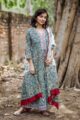 Image for Turquoise Kurta With Chanderi Dupatta