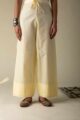 Image for Kusvaa Eapalazzo02 Cotton Pleated Palazzo Lightyellow Featured New