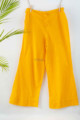 Image for Kusvaa Eapalazzo02 Pleated Palazzo With Pocket Elasticated Waist 1 Mustard Featured