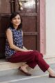 Image for Indigo Top With Maroon Pants Display