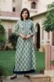 Image for Pista Green Block Print Kurta Side