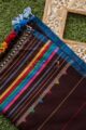 Image for Kusa01 Umber Bhujodi Stole With Tassels Side