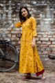 Image for Kusvaa Wa282a Amber A Line Booti Print Kurta Side 1