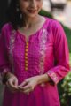Image for Cotton Silk Pink Kurtadetails