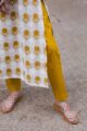 Image for Regular Wear Cream Yellow Kurta Pants