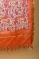 Image for Kudu Orange Tussar Dupatta Side