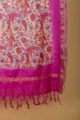 Image for Kudu Pink Tussar Dupatta Side