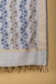 Image for Kusvaa Kudu Cream Blue Gold Banarasi Dupatta Side