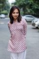 Image for Kusvaa Sd Short Dark Purple Kurti Front