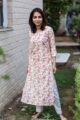 Image for Taf Cream Jaal Regular Kurta Side