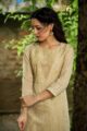 Image for Ws Hazelwood Chanderi Khadi Straight Kurta Closeup