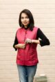Image for Deep Bluch Pink Double Side Half Jacket Button