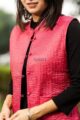 Image for Deep Bluch Pink Double Side Half Jacket Details