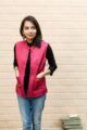 Image for Deep Bluch Pink Double Side Half Jacket Fron