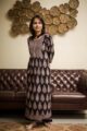 Image for Kusvaa Wa297a Black And Blue Ajrakh Kurta Pant Set Side 2