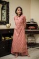 Image for Kusvaa Ws488 Copper Rust Kurta Pant Set Front 2