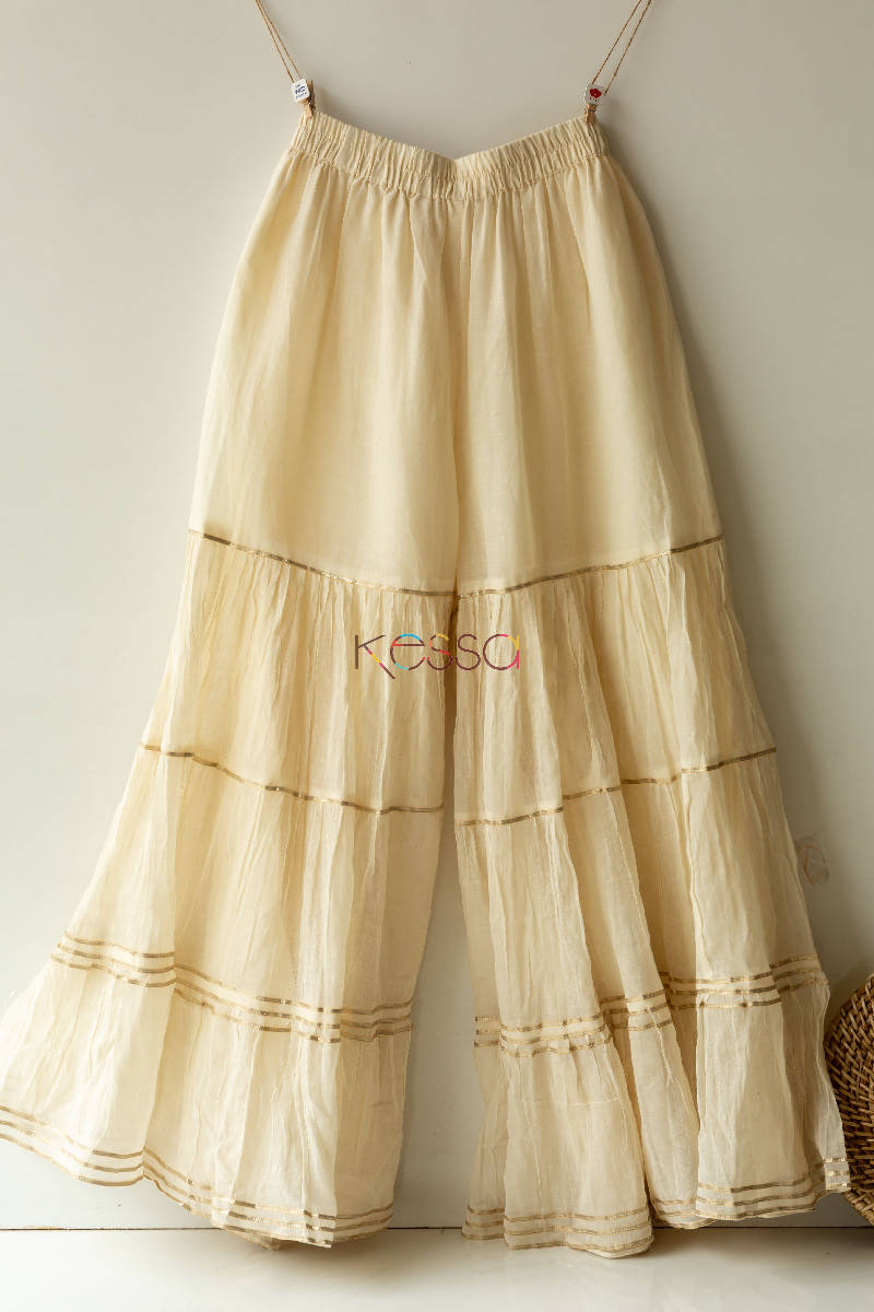Image for Rp16 Cream Tier Gotta Palazzo