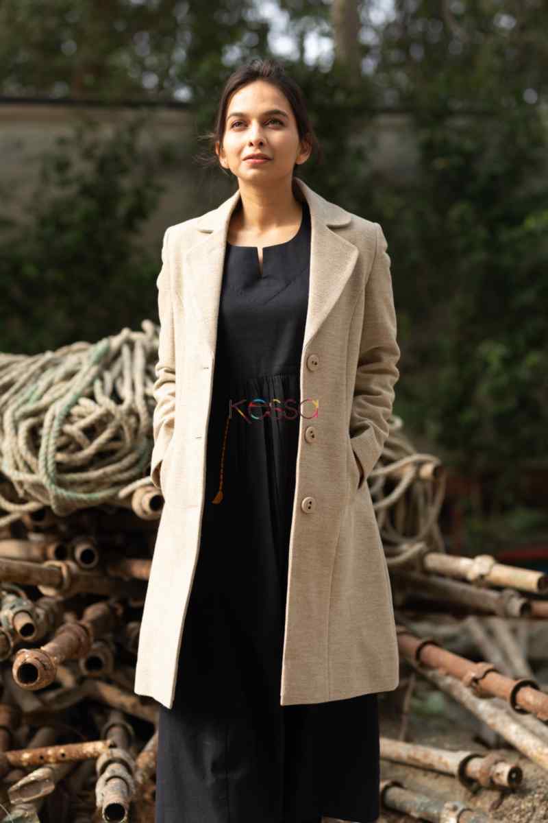 Image for Kusvaa Kj16 Mongoose Woolen Long Coat Featured