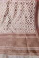 Image for Kusvaa Kudu67 Dark Zari Jaal Stripe Cream Dupatta Closeup