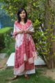 Image for Kusvaa Kuoj97 Red Old Brick Kurta Dupatta Set Side 2