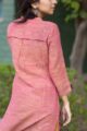 Image for Kusvaa Ws493 Petite Orchid Khadi Silk Kurta Back