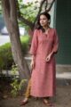 Image for Kusvaa Ws493 Petite Orchid Khadi Silk Kurta Front