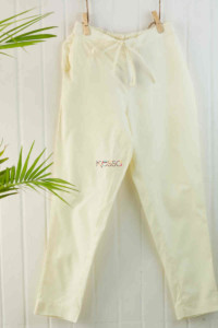 Image for Wsp01 Pants With Pocket Elasticated Waist Cream Featured