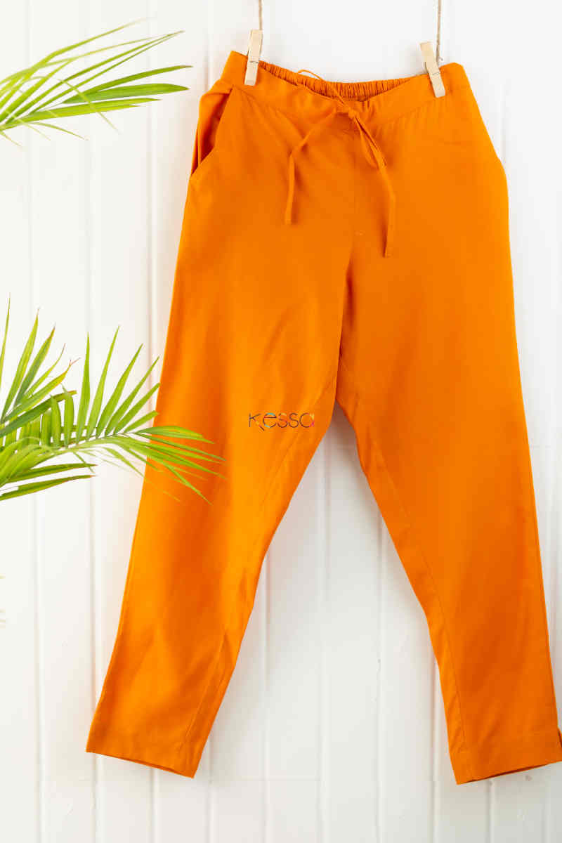 Image for Wsp01 Pants With Pocket Elasticated Waist Mustard Featured