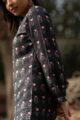 Image for Kusvaa Kc40 Black Semi Pashmina Short Kurti Side