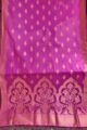 Image for Kusvaa Kudu63 Medium Red Violet Banarsi Dupatta Front
