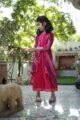 Image for Kusvaa Wsk32 Maroon Blush Lehriya Dress Closeup 2